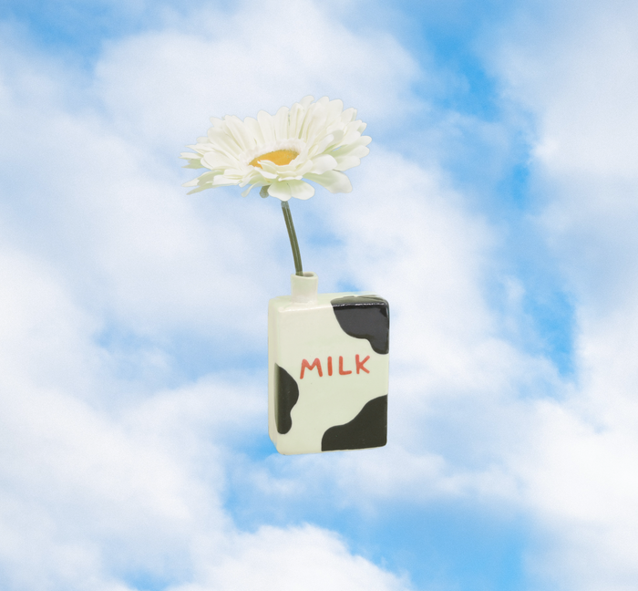 Milk Box Vase