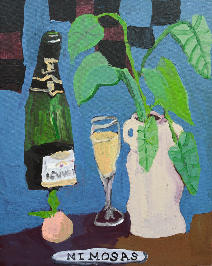 Mimosas - Painting on Canvas 2024