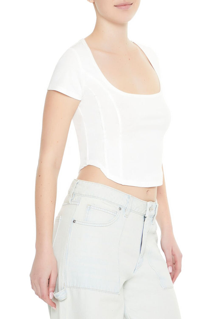 Mineral Wash Cropped Tee