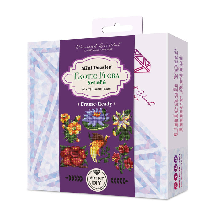 Mini Dazzles™ - Exotic Flora - Diamond Art Club DIY Kit