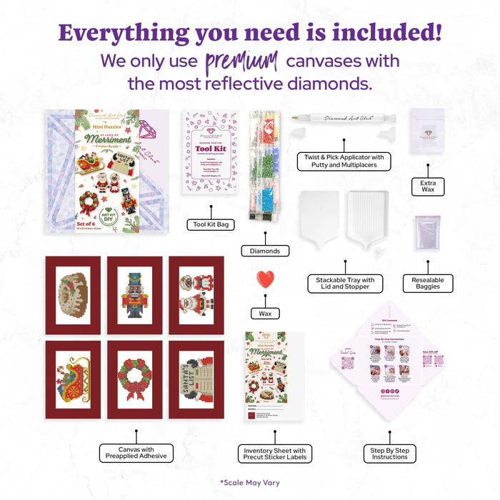 Mini Dazzles™ - Season of Merriment - Diamond Art Club DIY Kit