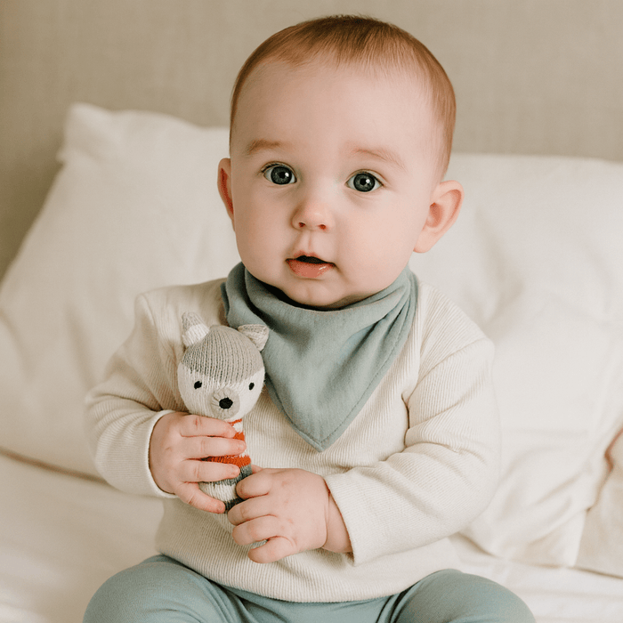 Baby mini rattle | finley the fox finn + emma
