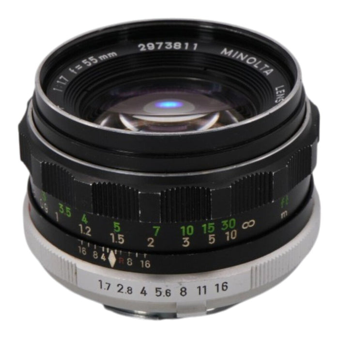Minolta MC Rokkor - PF 55mm f/1.7 SLR Lens