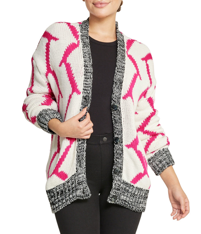 Mixed Media Cardigan