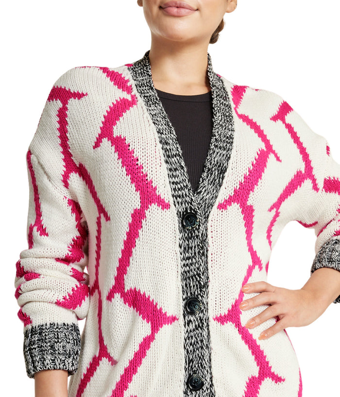 Mixed Media Cardigan