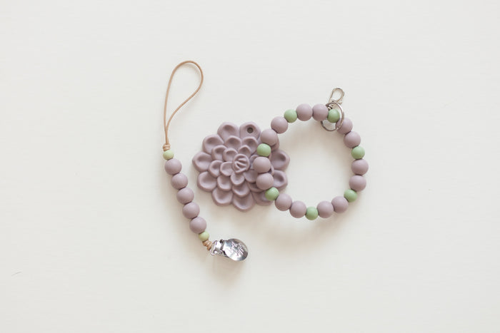 Baby Mommy and Me Bundle // Lavender Succulent Golden Baby