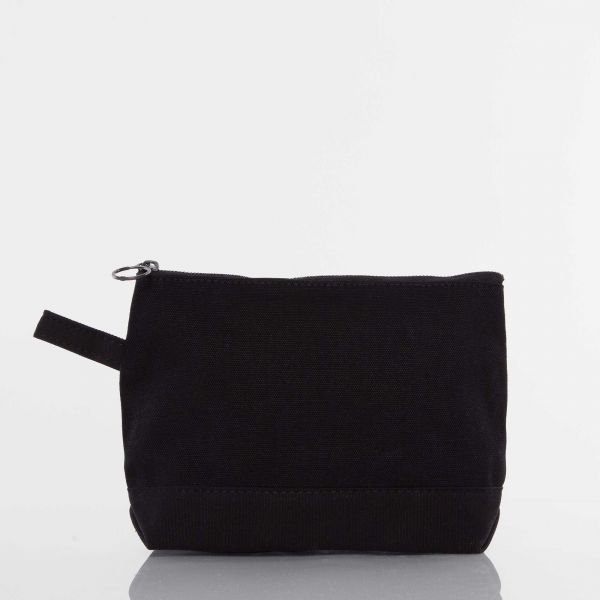 Monogrammed Canvas Makeup Bag