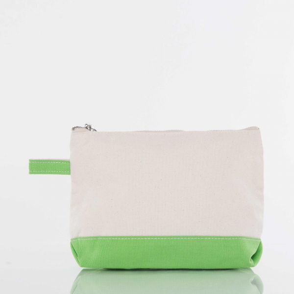 Monogrammed Canvas Makeup Bag