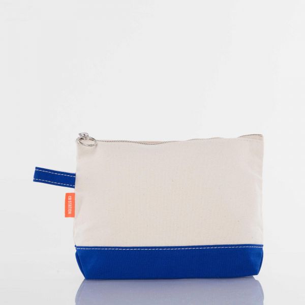 Monogrammed Canvas Makeup Bag