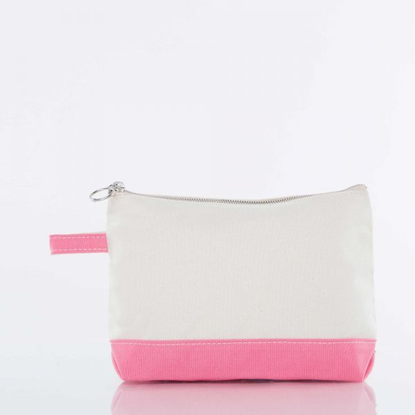 Monogrammed Canvas Makeup Bag