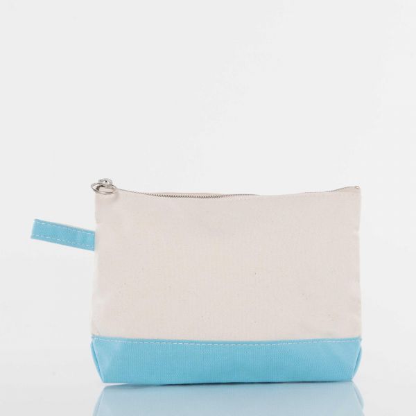Monogrammed Canvas Makeup Bag