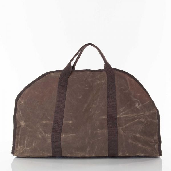 Monogrammed Log Carrier