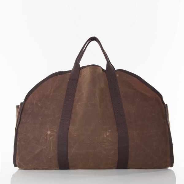 Monogrammed Log Carrier