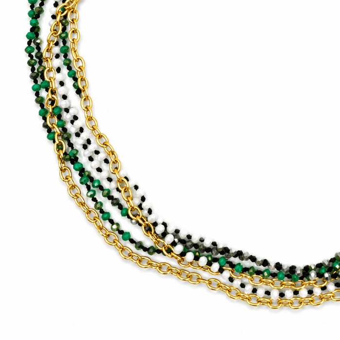 Antique Gold / Teal