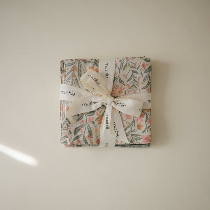 Baby Muslin Cotton Washcloth Mushie