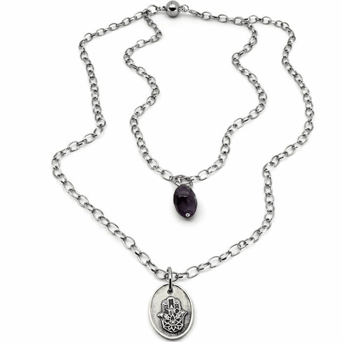 My Thoughts Create My Reality Dainty Necklace