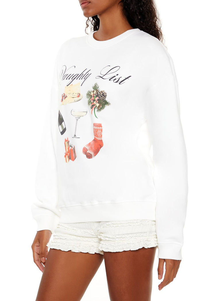 Naughty List Graphic Pullover