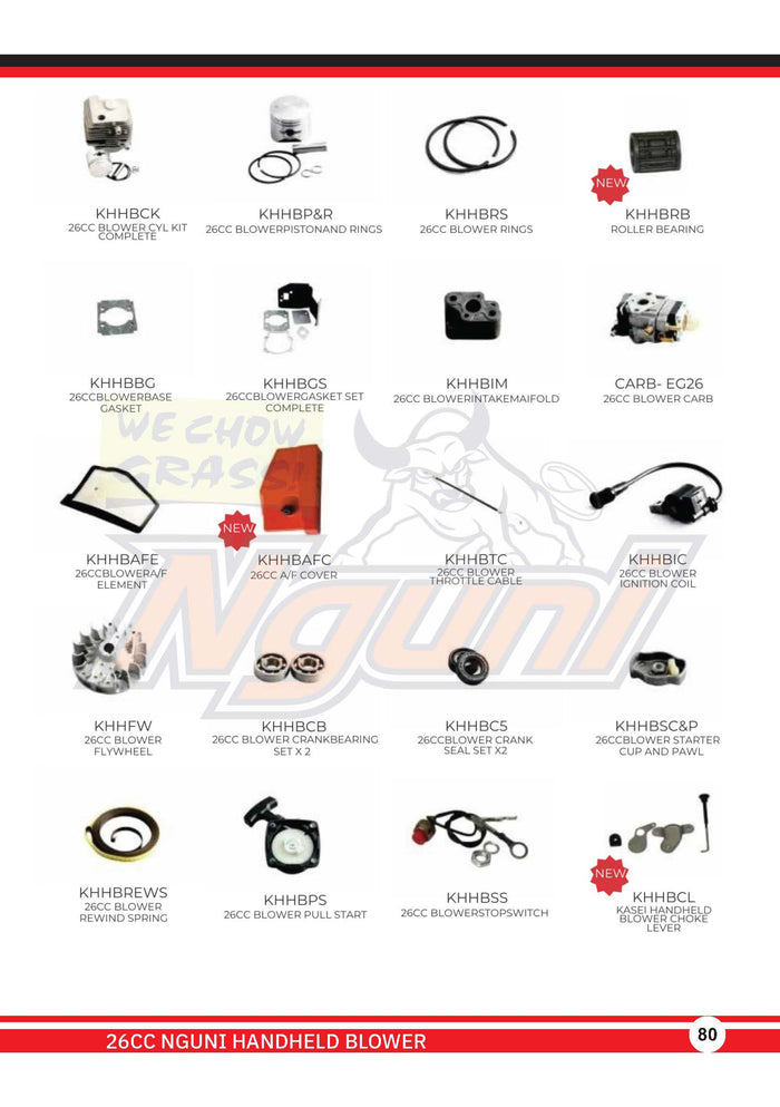 Nguni Blower – 26CC A/F Cover
