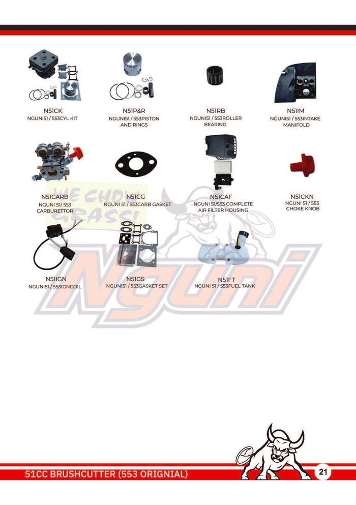 Nguni Brush Cutter – 51/553 Carburettor