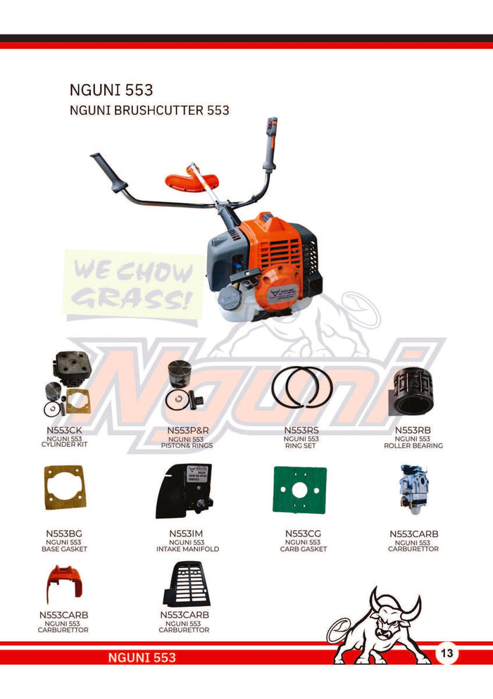 Nguni Brush Cutter – 553 Carburettor 1