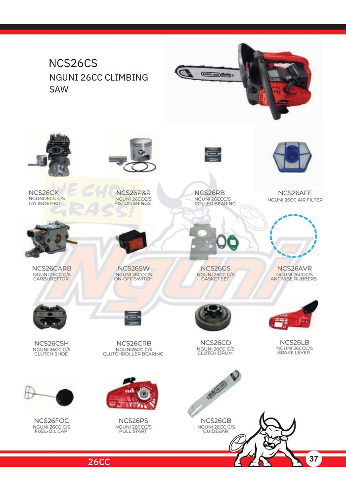 Nguni Chainsaw – 26CC C/S Clutch Drum