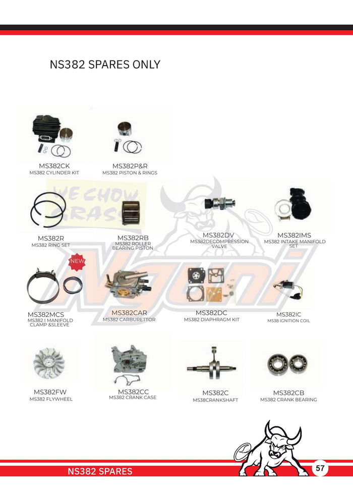 Nguni Chainsaw – MS382 Crankshaft