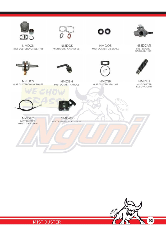 Nguni Sprayer – Mist Duster Pull Start
