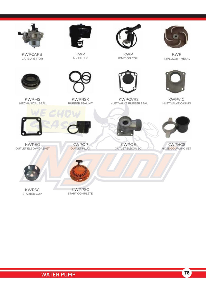 Nguni Water Pump – Impellor Metal