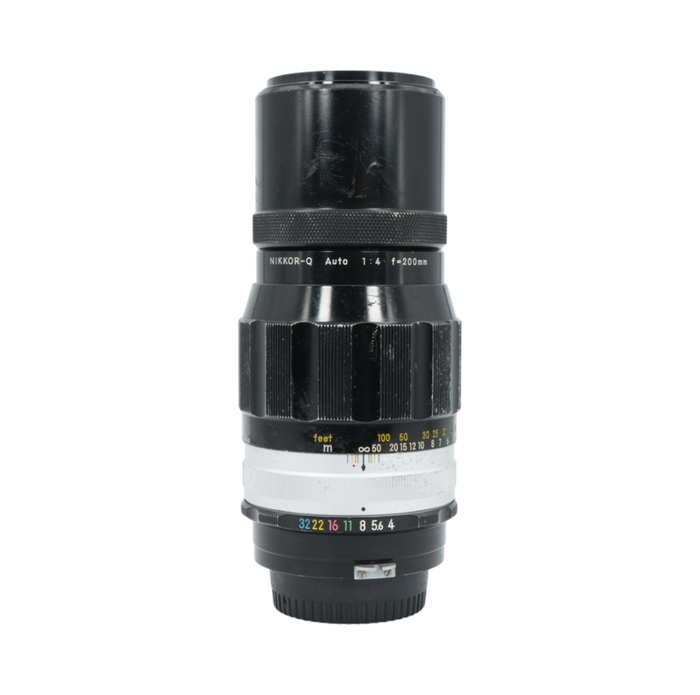 Nikon F Nikkor-Q 200mm f/4 SLR Lens