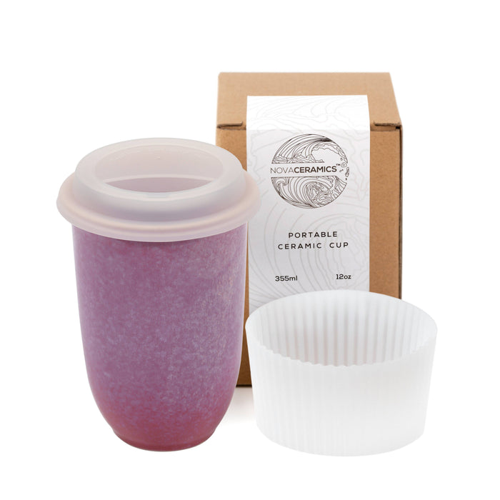 Nova Ceramics - Astral Bloom 12 oz (Includes Lid & Band)