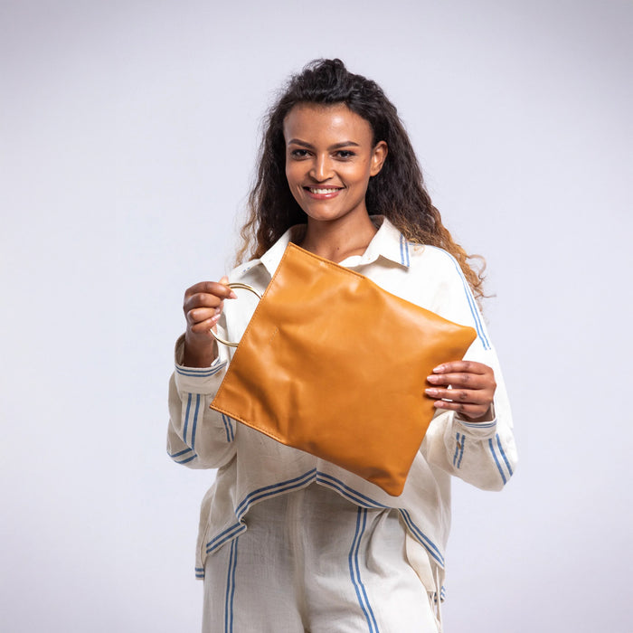 Nyala Foldover Clutch