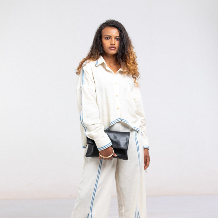 Nyala Foldover Clutch