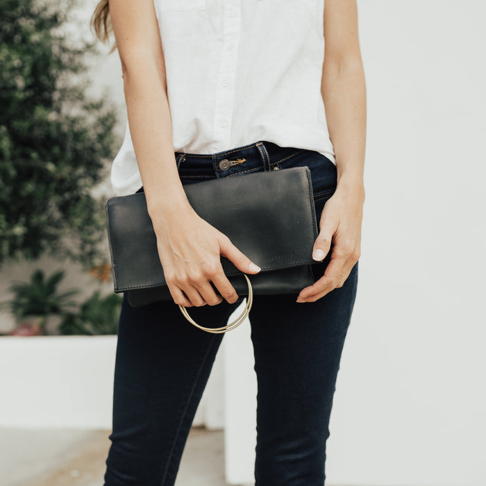Nyala Foldover Clutch