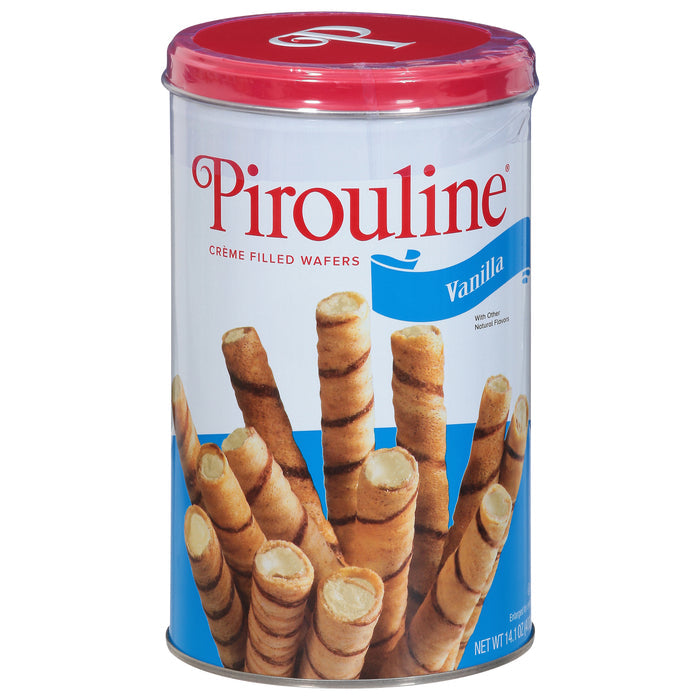 Obleas rellenas de crema de vainilla Pirouline de 14.1 oz