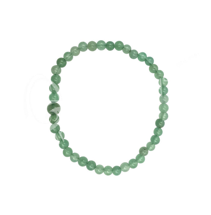 Oceanic Linkways Inc - (PC)BRACELET - AVENTURINE, GREEN (4-4.5 MM) 7.15-7.25"