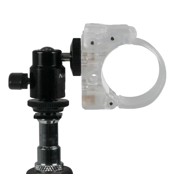 OPEN BOX- Nanlite Pavotube Transparent Polycarbonate Clip with Mini Ball Head