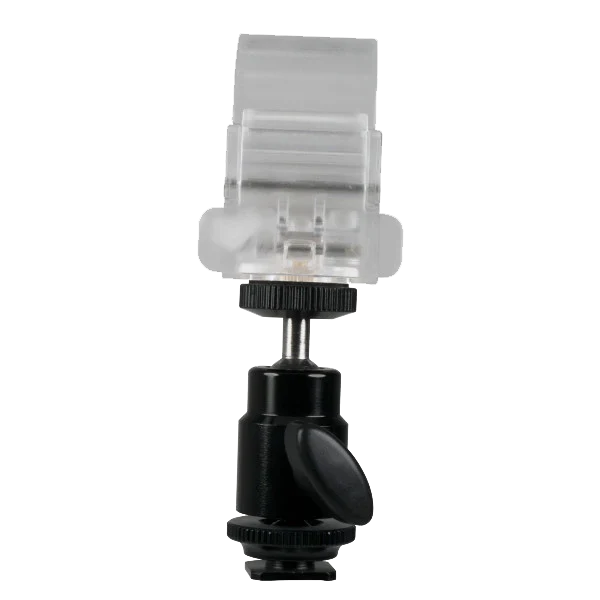 OPEN BOX- Nanlite Pavotube Transparent Polycarbonate Clip with Mini Ball Head