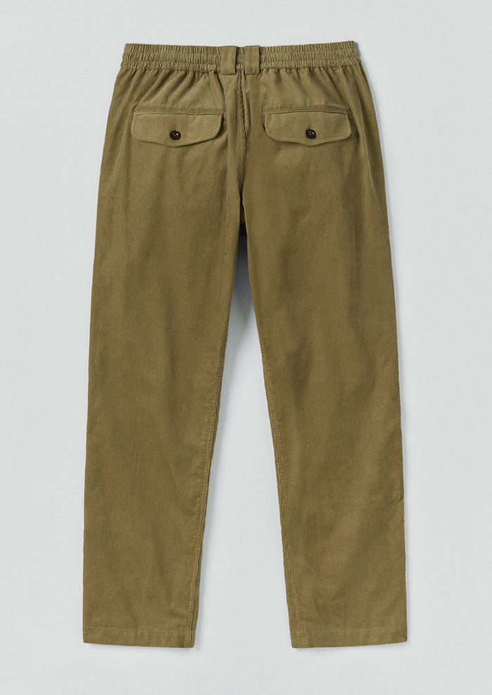 Organic Cord Drawstring Trousers | Linden