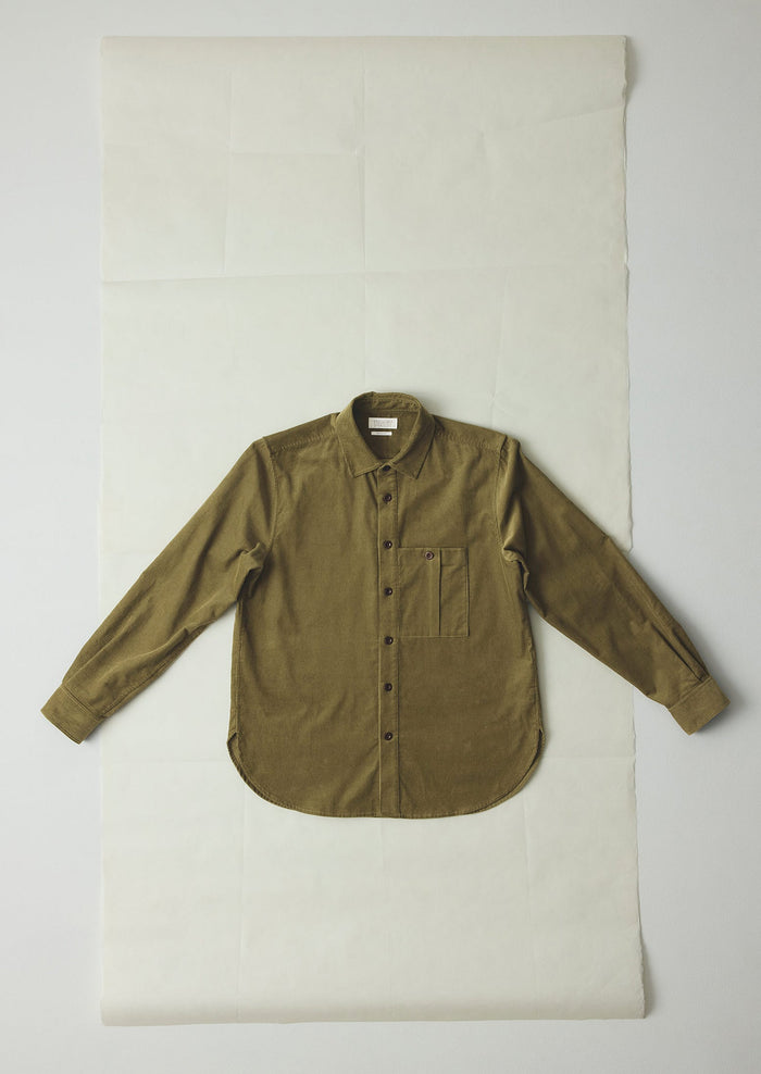 Organic Cord Workwear Shirt | Linden