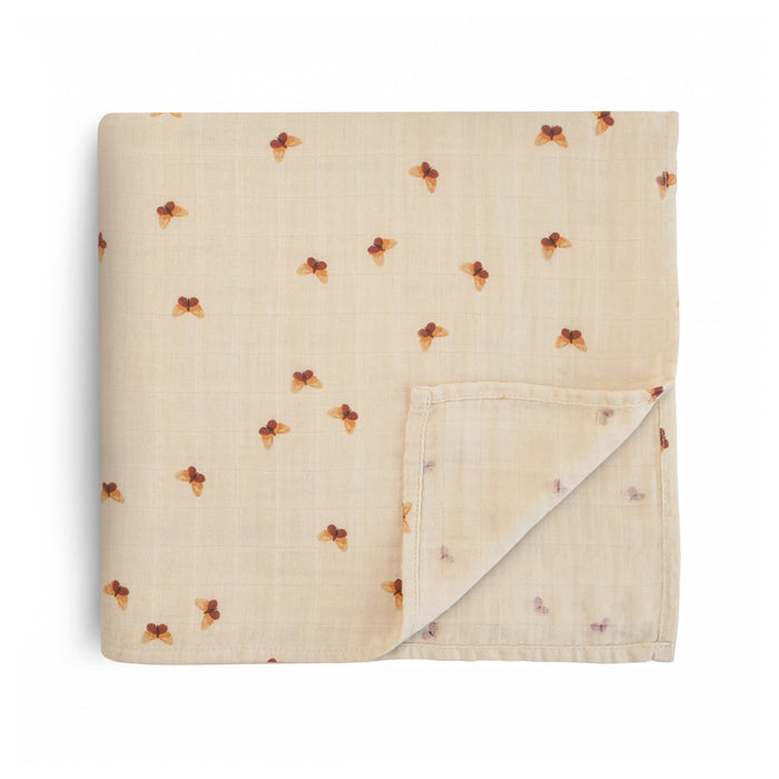 Baby Organic Cotton Muslin Swaddle Blanket Mushie
