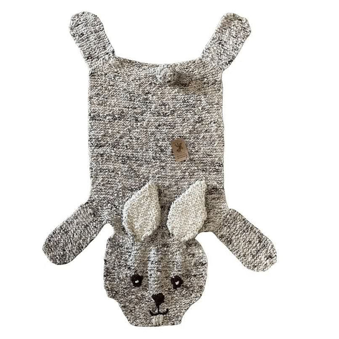 Baby Organic Wool Play Mat + Nursery Rug  | Bunny finn + emma
