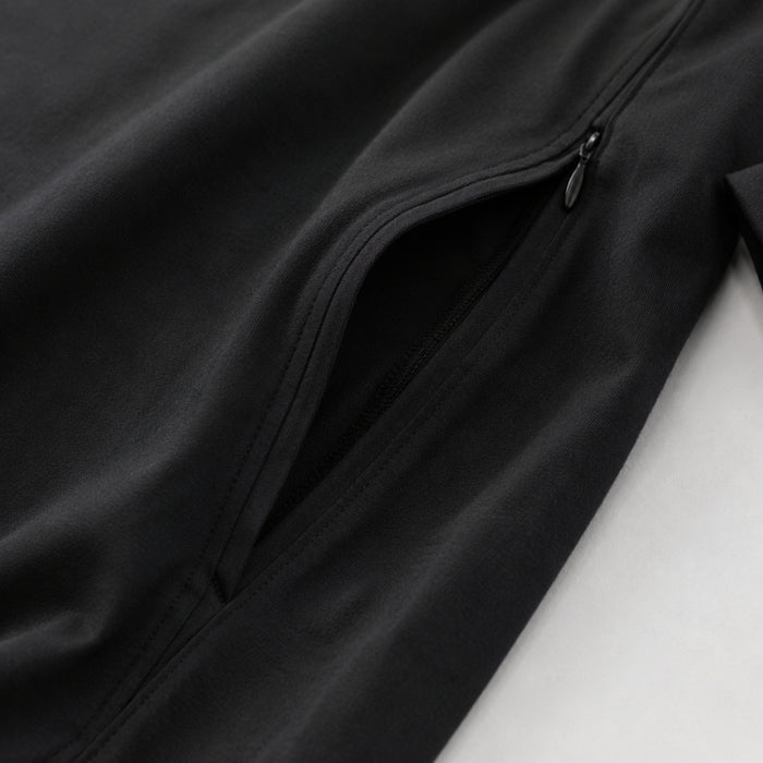 Oversized Breastfeeding Tee Black