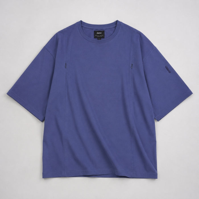 Oversized Breastfeeding Tee Blue