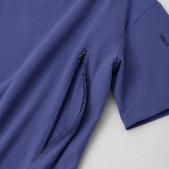 Oversized Breastfeeding Tee Blue