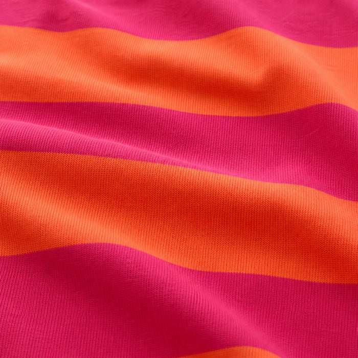 Oversized Breastfeeding Tee Pink and Orange