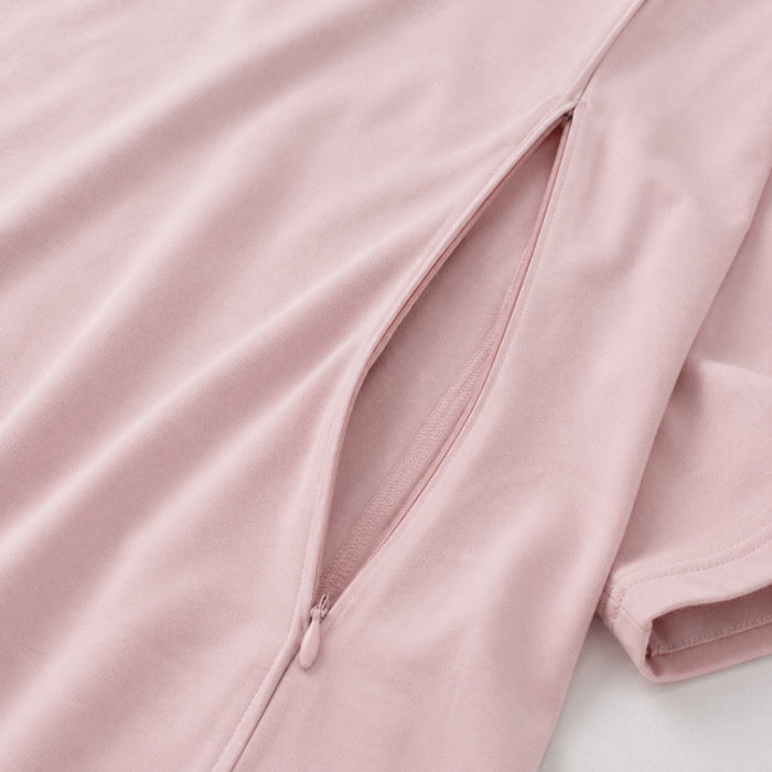 Oversized Breastfeeding Tee Pink
