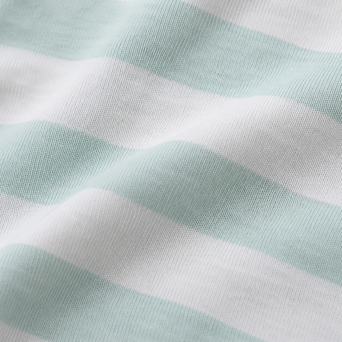 Oversized Kid's T-Shirt Striped Seafoam Shells