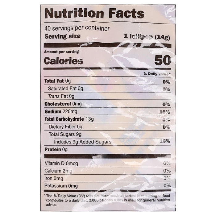 Paletas de mango enchiladas Vero, 40 paletas de 0.49 oz c/u