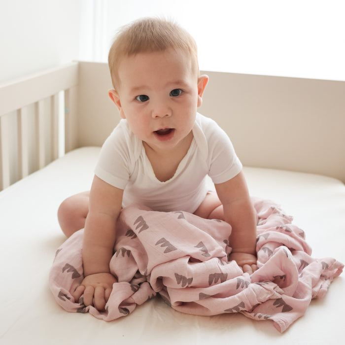 Peaks Large Muslin Blanket