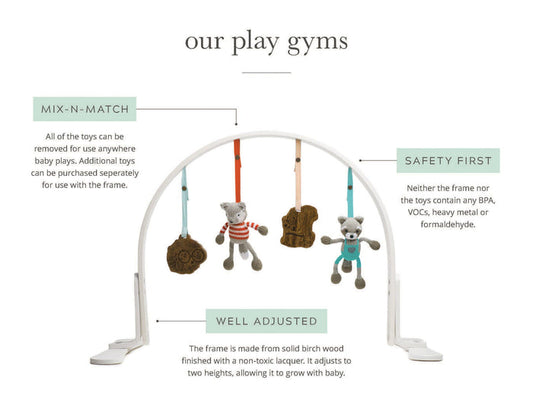 Baby play gym | jungle - natural Finn + Emma